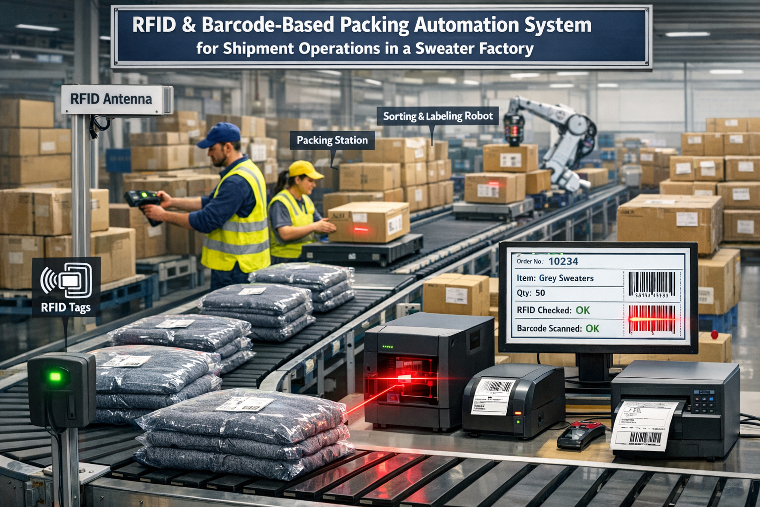 RFID & Barcode System